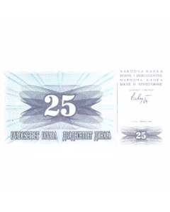 Monede si Bancnote de pe Glob Nr.126 - 25 dinari