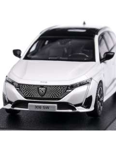 Peugeot 308 SW GT 2021, macheta auto, scara 1:43, alb, Norev