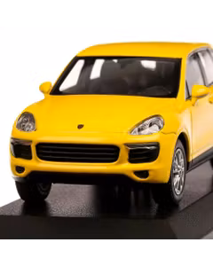 Porsche Cayenne 2014, macheta auto, scara 1:43, galben, Maxichamps