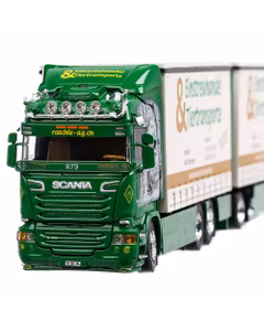 Macheta camion cu remorca Scania R-Series Highline 2019