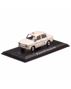 Simca 1000 Marseille Taxi 1962, macheta Taxi scara 1:43, alb, Atlas
