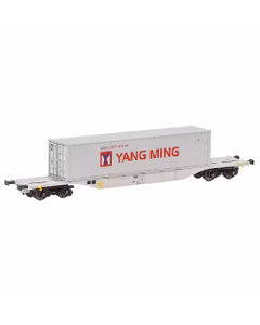 Vagon Marfa Sgns CFR Marfa cu Container Yang Ming 40ft - H0, AF30051 Amintiri Feroviare