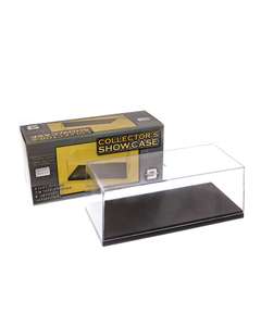 Vitrina expunere machete cu postament negru scara 1:18