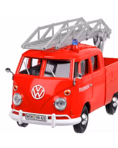 Macheta Volkswagen T1 Pick-up Pompieri 1950 - 1:24 Motormax