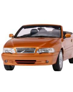 Volvo - C70 Cabriolet 2000, macheta auto, scara 1:18, maro metalizat, DNA Collectibles