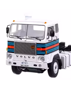 Volvo F88 Martini Team 1975, macheta cap tractor, scara 1:18, alb, Road Kings