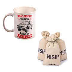 Pachet cana si trei saculeti cu nisip, decorativi, pentru macheta Aro 240