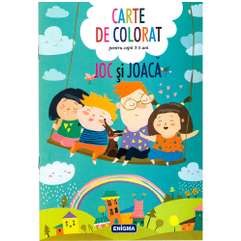 Carte de colorat pentru copii 3-5 ani - Joc si Joaca
