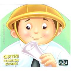 Lipeste si coloreaza - Meserii - Inginer