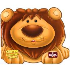 Lipeste si coloreaza - Animalute dragute - Leul