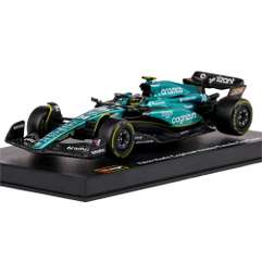 Macheta auto Aston Martin AMR23 F1 #14 F.Alonso cu casca pilot 2023 1:43
