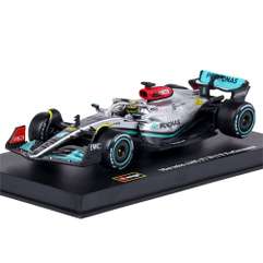 Macheta auto F1 Mercedes AMG W13E #44 Hamilton 2022 casca pilot