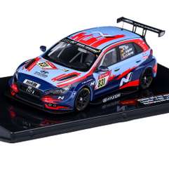 Macheta auto Hyundai i30 N TCR Nr. 831 24h Nurburgring 2021, scara 1:43, albastru cu rosu Ixo
