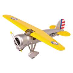 Macheta avion Lockheed Vega 6 pasageri 1927 argintiu 1:45