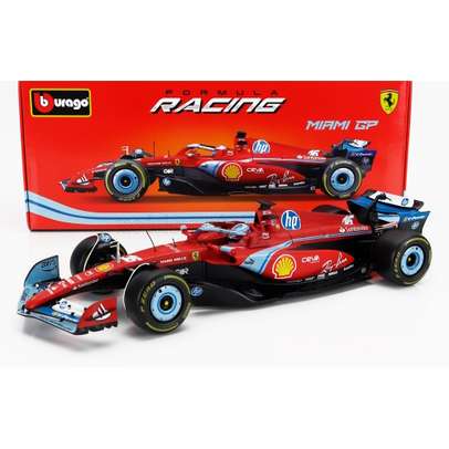 Macheta Ferrari SF-24 F1 No.16 Leclerc GP Miami 2024 scara 1:18