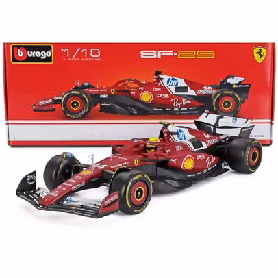 Macheta Ferrari F1 SF-25 2025 Lewis Hamilton Nr.44 1:18 Bburago