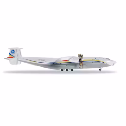 Macheta avion Antonov AN-22 Antei UR-09307 - Scara 1:500 - Antonov Airlines - Herpa Wings