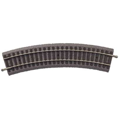 Sina curba R1 cu terasament PIKO 55411 scara HO 1:87 extensie traseu feroviar - vedere de sus