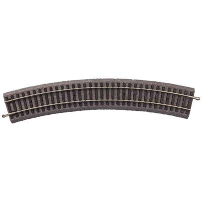Sina curba R3 cu terasament PIKO 55413 scara HO 1:87 raza 483.75mm - vedere de sus