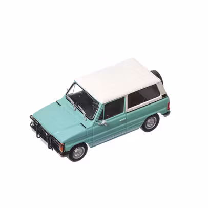 Aro 10.4 1984, macheta auto SUV scara 1:43, alb cu bleu, DeAgostini