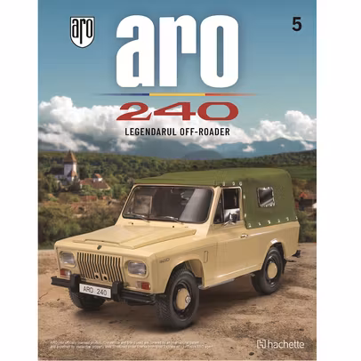Macheta ARO 240 kit construibil 1:8 Hachette ed.2025 nr. 5