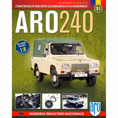Macheta ARO 240 kit construibil Eaglemoss nr. 51 - coperta