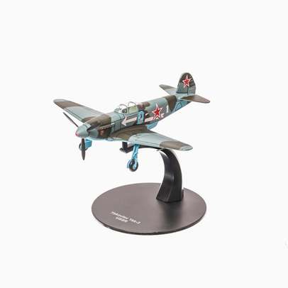 Yakovlev YAK-3 URSS 1940, camuflaj gri cu verde, macheta avion scara 1:72, Magazine models