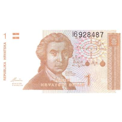 Bani de pe mapamond nr. 4 - 10 AURARI ISLANDA - 1 DINAR CROATIA