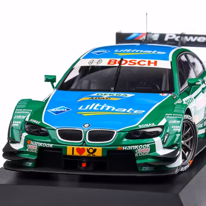 BMW M3 DTM 2013, BMW Team RBM #7 Augusto Farfus,macheta auto, scara 1:18, verde, Minichamps