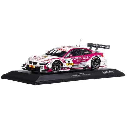 BMW M3 DTM 2013, BMW Team RMG #16 Andy Priaulx,macheta auto, scara 1:18, alb, Minichamps-2