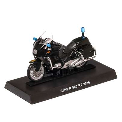 BMW R 850 RT Carabinieri 2000, macheta motocicleta, scara 1:24, negru, Magazine models-2