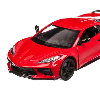 Chevrolet Corvette C8 Stingray 2020, scara 1:24, rosu, Motormax