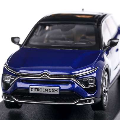 Citroen C5X 2021, macheta auto, scara 1:43, albastru, Norev