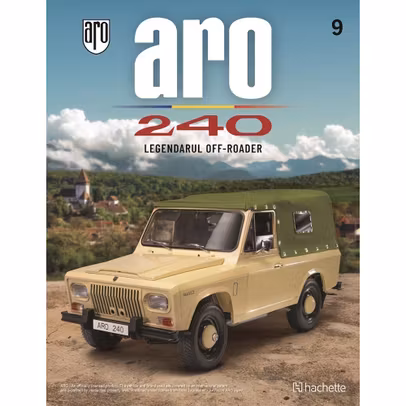 Macheta ARO 240 kit construibil 1:8 Hachette ed.2025 nr. 9 - revista