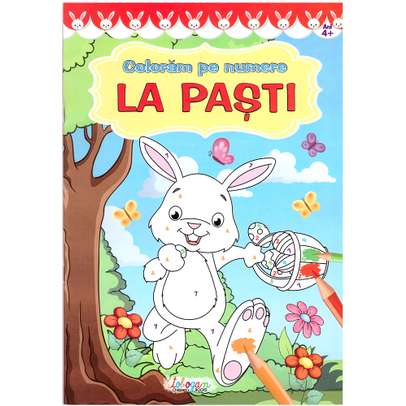 Coloram pe numere la Pasti