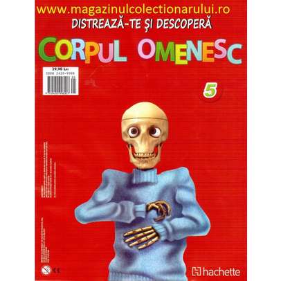Distreaza-te si descopera corpul omenesc 2016 Nr. 5 - Vertebre lombare cu coccis, plamanul drept