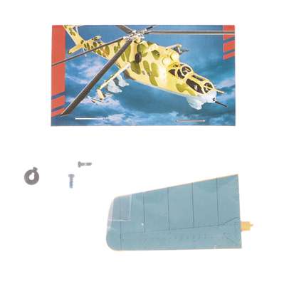 Macheta Elicopterului de asalt MI-24V kit construibil Eaglemoss nr.77