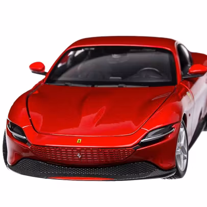 Ferrari Roma 2019, macheta auto, scara 1:24, rosu metalizat, Bburago