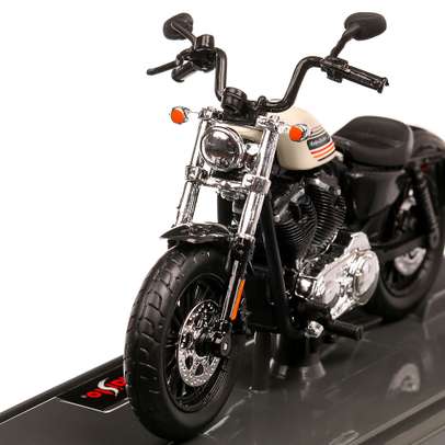 Harley-Davidson Forty Eight Special 2018, macheta motocicleta, scara 1:18, negru, Maisto