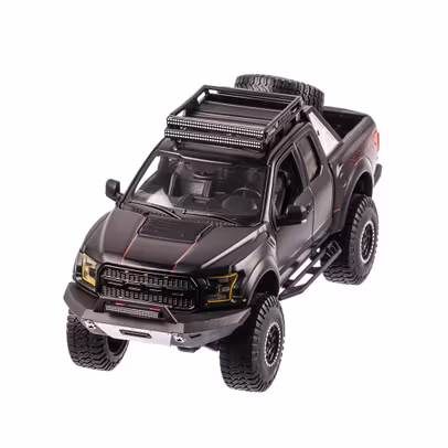 Macheta auto Ford F-150 Raptor negru mat 1:24 Maisto