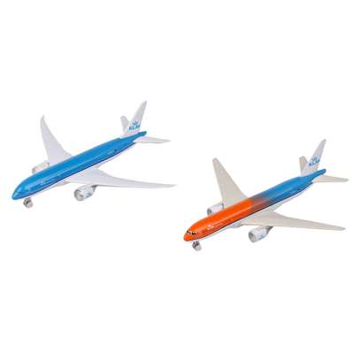 Set 2 avioane Boeing din metal  KLM si KLM Rio