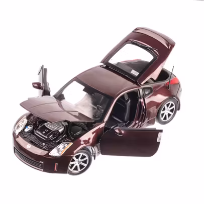 Macheta Nissan 350Z Coupe Brickyard 2003 Visiniu 1:18 Auto World – Design Agresiv si Spirit JDM in Miniatura-4