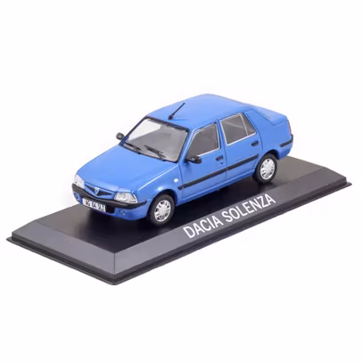 Dacia Solenza 2003, macheta auto scara 1:43, albastra, DeAgostini-7