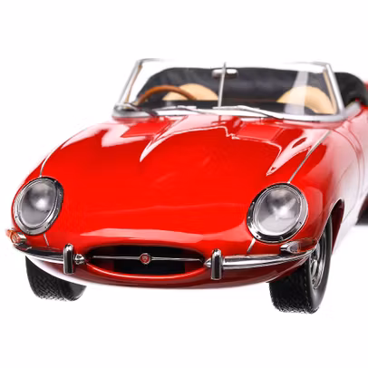 Jaguar E-Type Cabrio Series I Rhd 1961, macheta auto scara 1:18, rosu, KK Scale