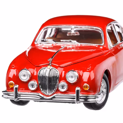 Macheta auto Jaguar MK.II 1959 scara 1:18 rosu Bburago