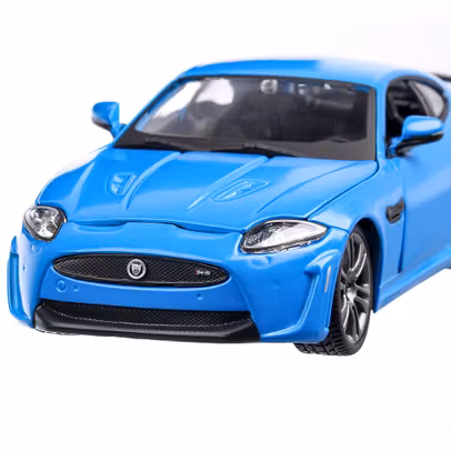 Macheta auto Jaguar XKR-S  2011, scara 1:24, albastru, Bburago