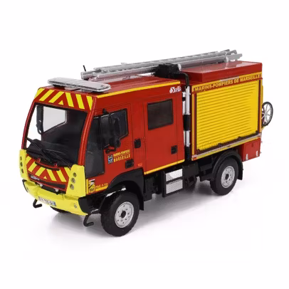 Macheta autospecială Pompieri Aebi MT 750 VPI – Tanker Truck 2017 – scara 1:43 roșu
