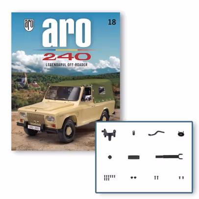 Macheta ARO 240 kit construibil 1:8 Hachette ed.2025 nr. 18