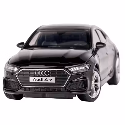 acheta auto Audi A7 – Negru – Scara 1:32 – Tayumo – cu Lumini și Uși Deschise