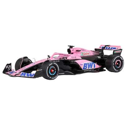 Macheta auto Alpine A523 varianta roz 2023 scara 1:18